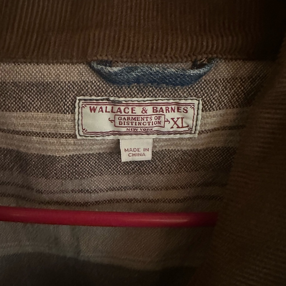 Men's Wallace & Barnes blanket-lined denim jacket size XL - Picture 2 of 3